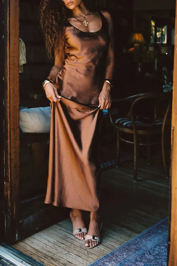 Gentle Silk Maxi dress