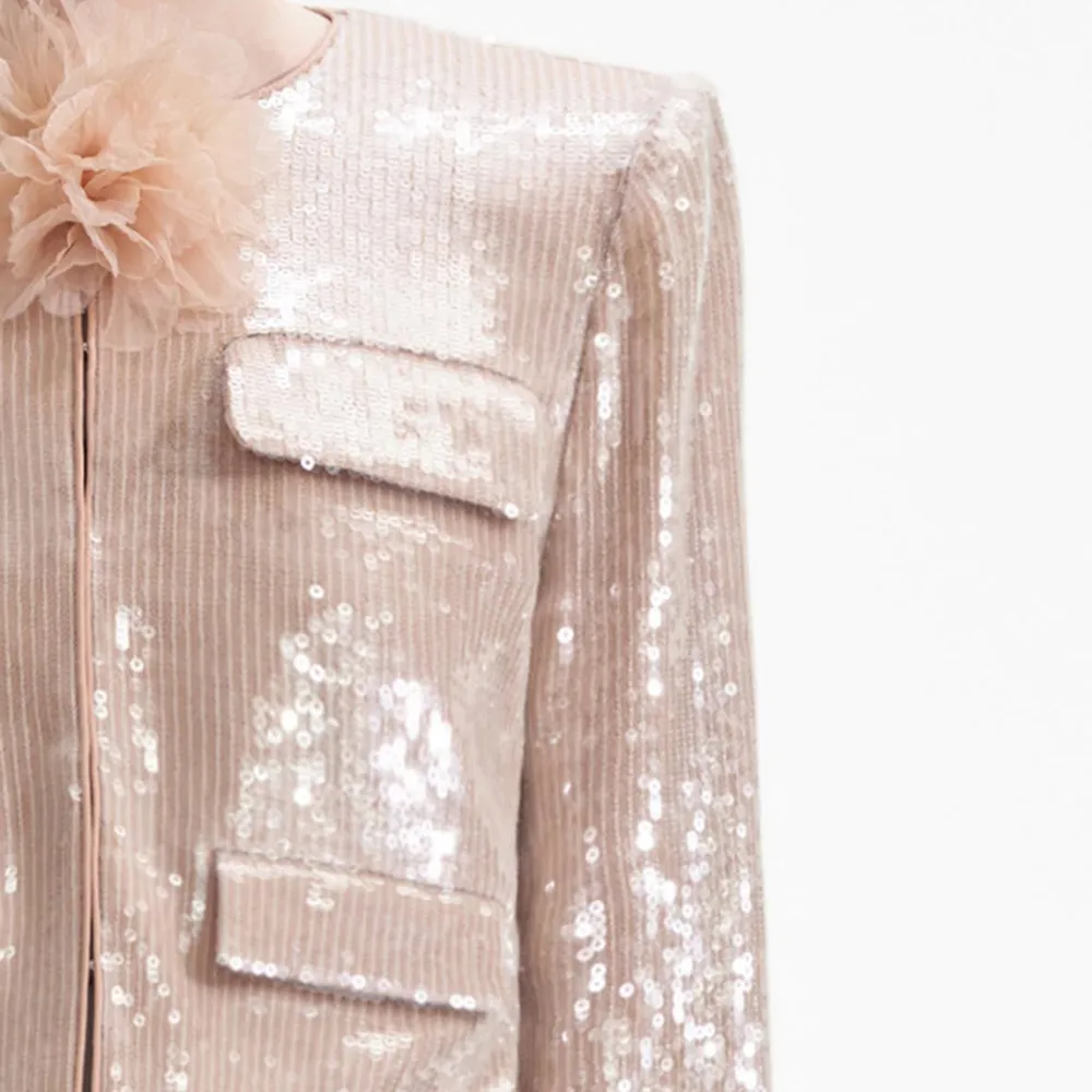 Champagne Sequin Jacket