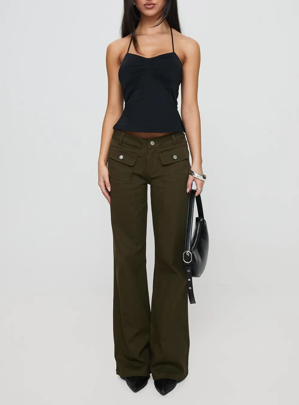 White Spaghetti Strap Tank Top