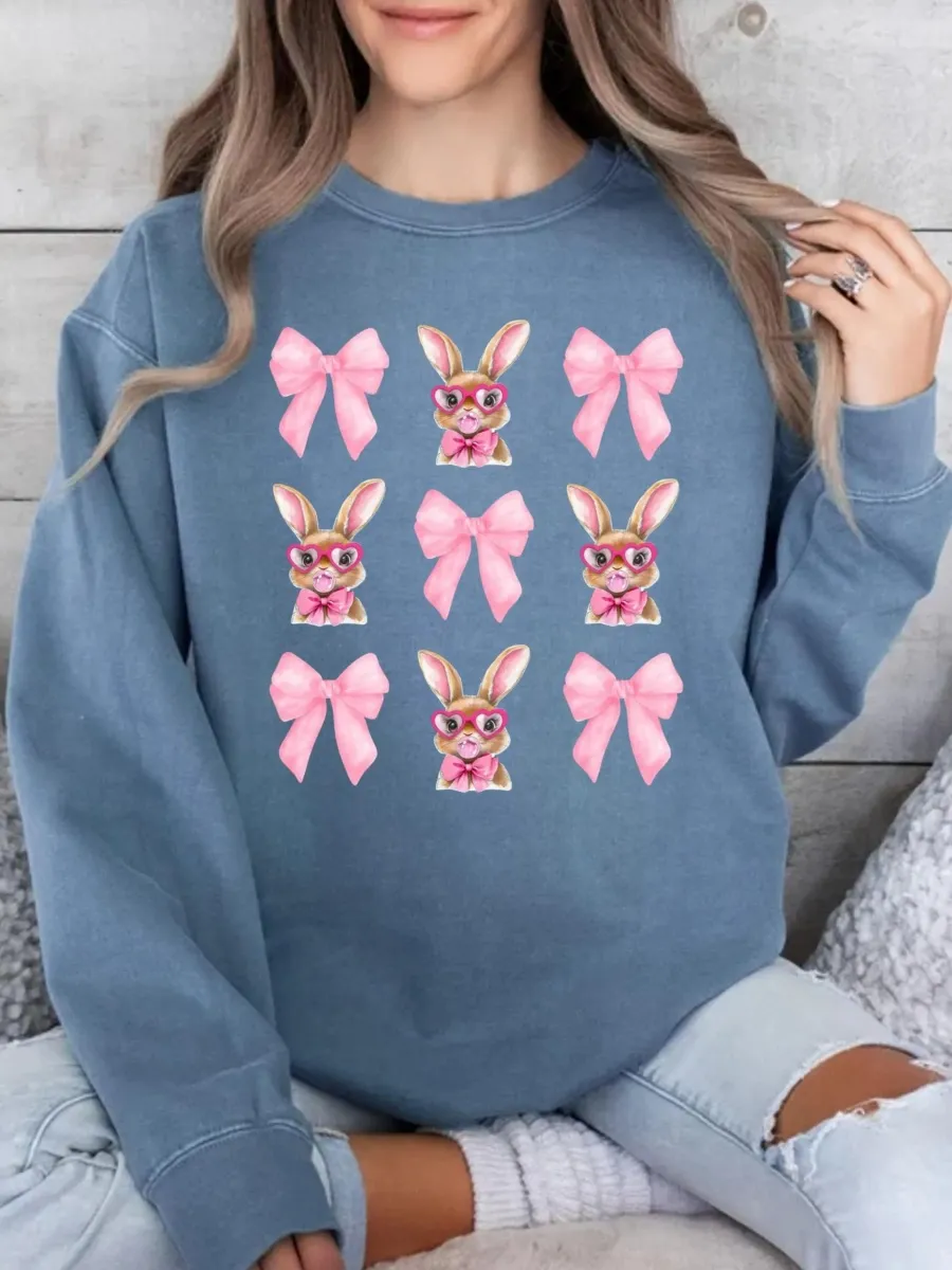 Bow And Bunny Sweatshirt