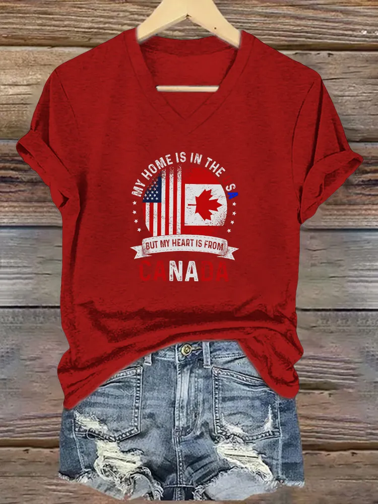 Women'S Canada Are Not For Sale T-Shirt