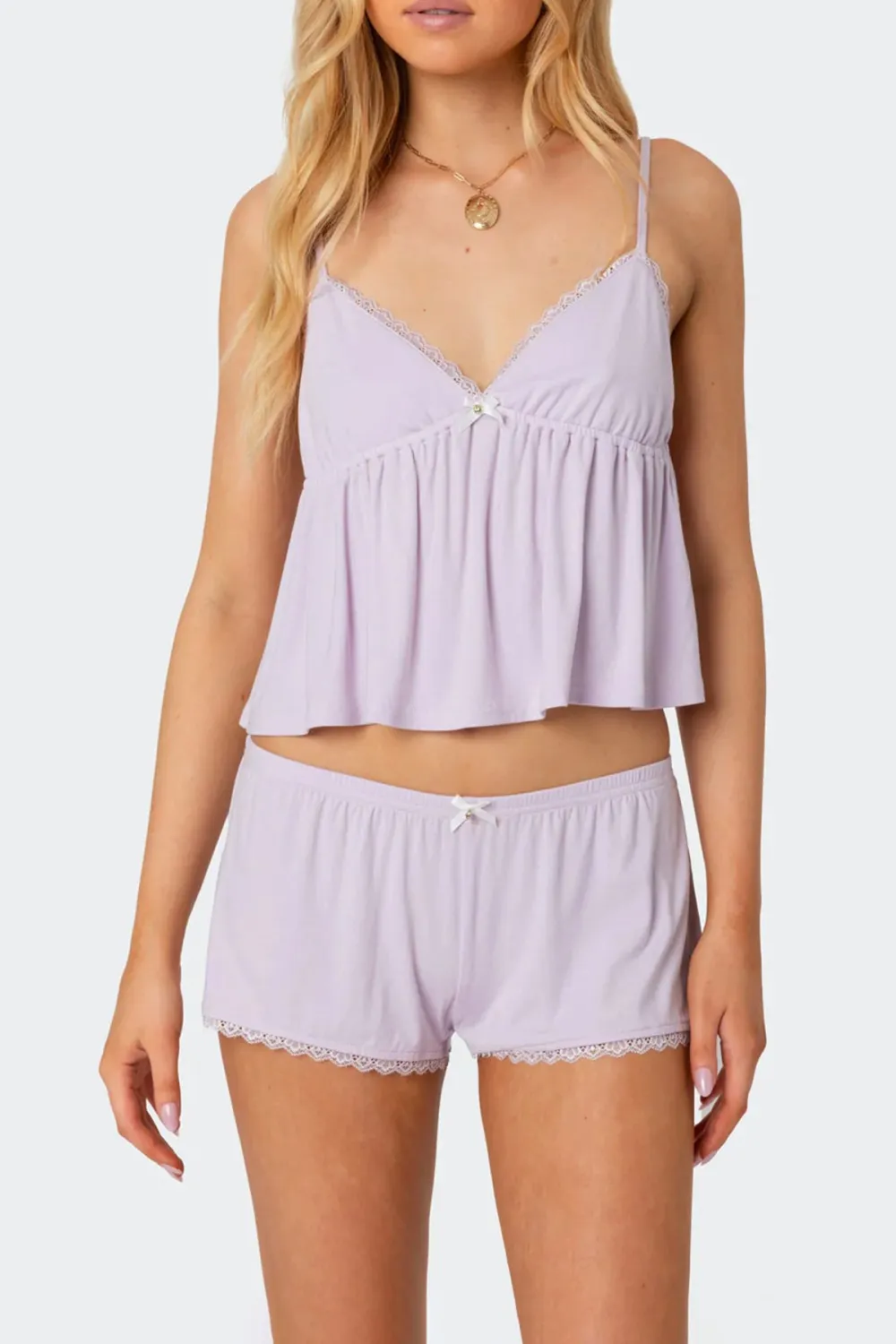 Lace Babydoll Tank Top