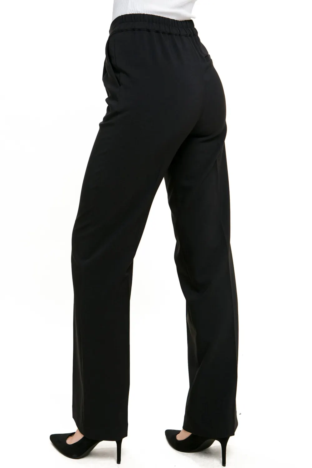 High Rise Wide Leg Pants