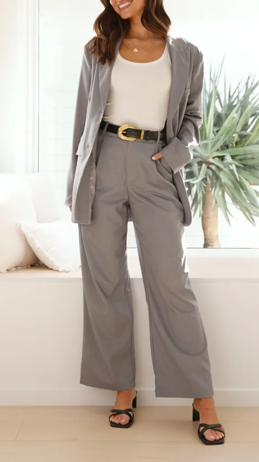 Comfortable Simple Suit Jacket