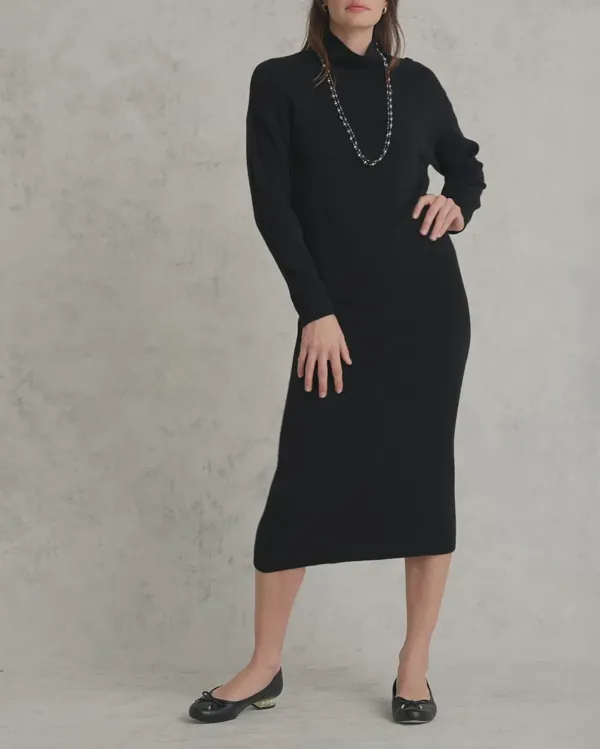 Button Detail Jumper Dress