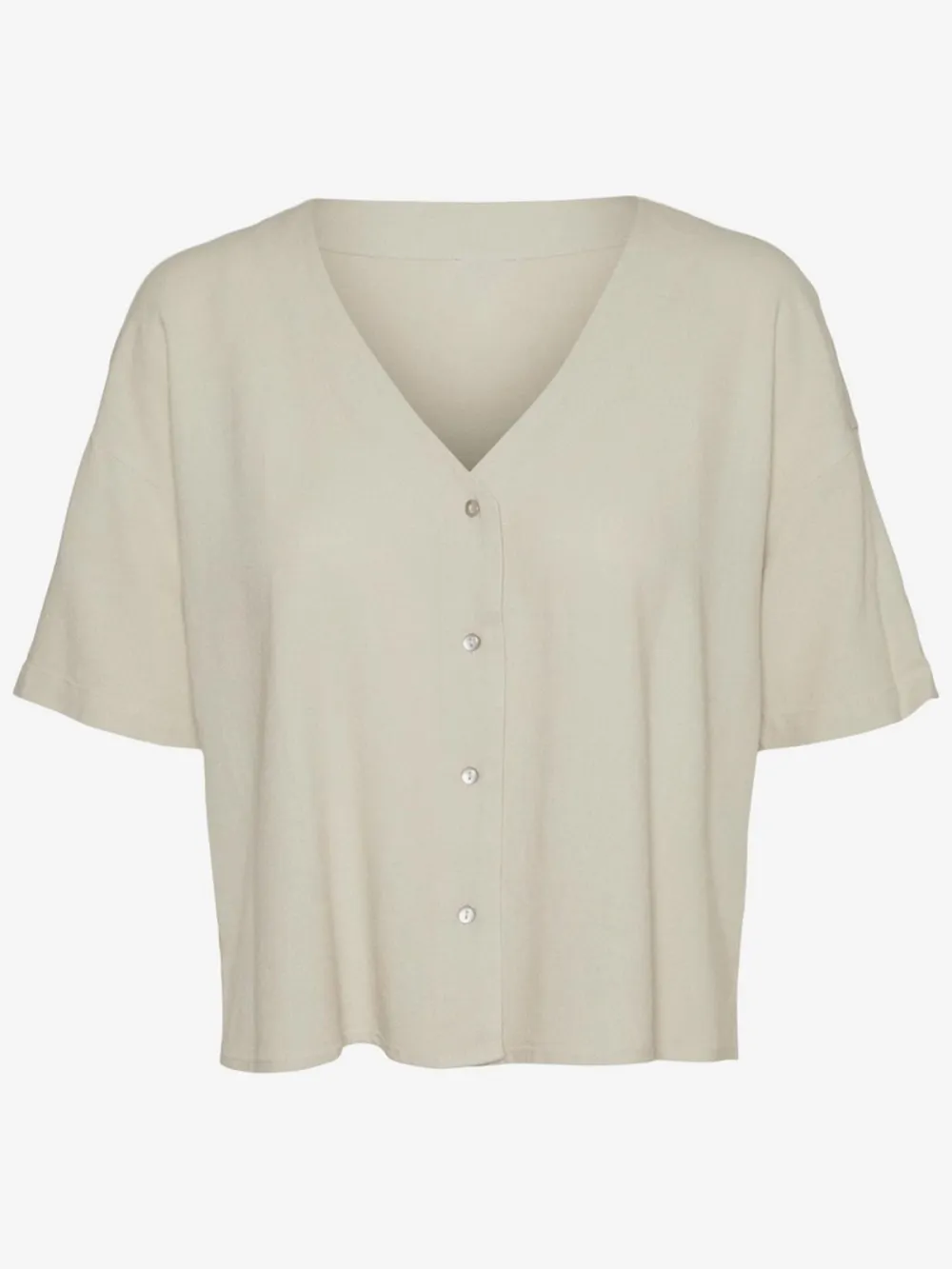 Striped Short Sleeve Blouses