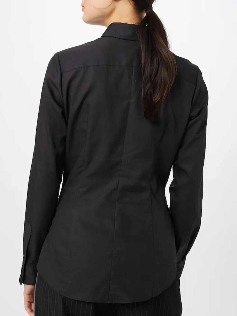 Plain Colored Long Sleeve Casual Style Blouses