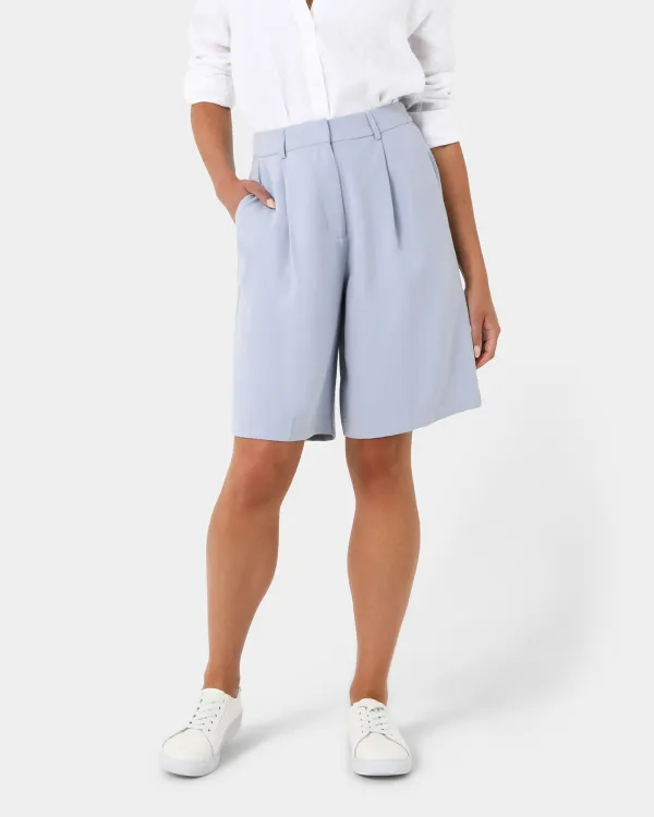 Tailored High Waisted Shorts