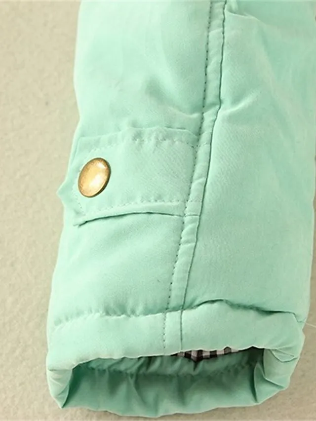 Women's Winter Coat Fleece Lined Parka Thermal Warm Windproof Puffer Jacket with Pocket Hooded Heated Jacket Fall Outerwear Drawstring Outdoor Street Fashion Casual Outerwear