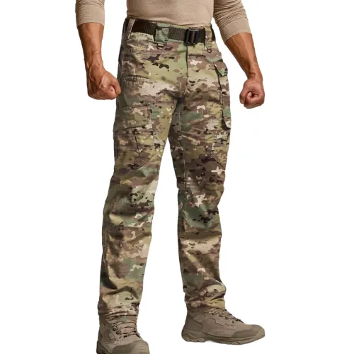 Men's Tactical Work Pants 9 Pockets Ripstop