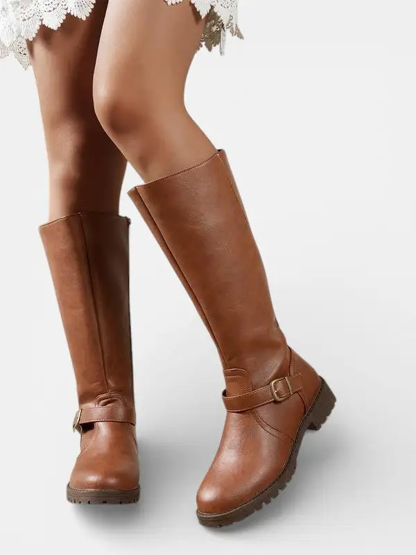 Textured Upper Ankle Boots