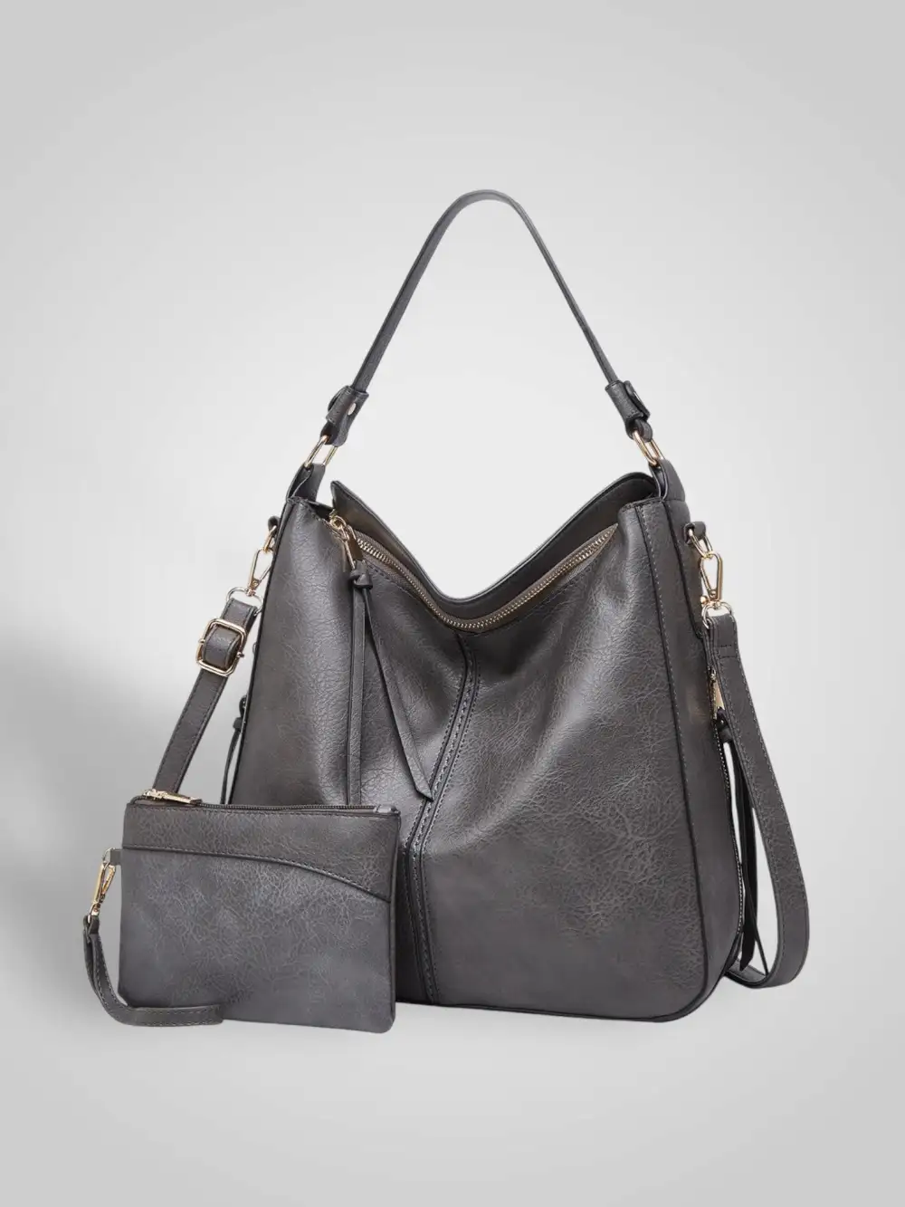 Structured Canvas Handbag