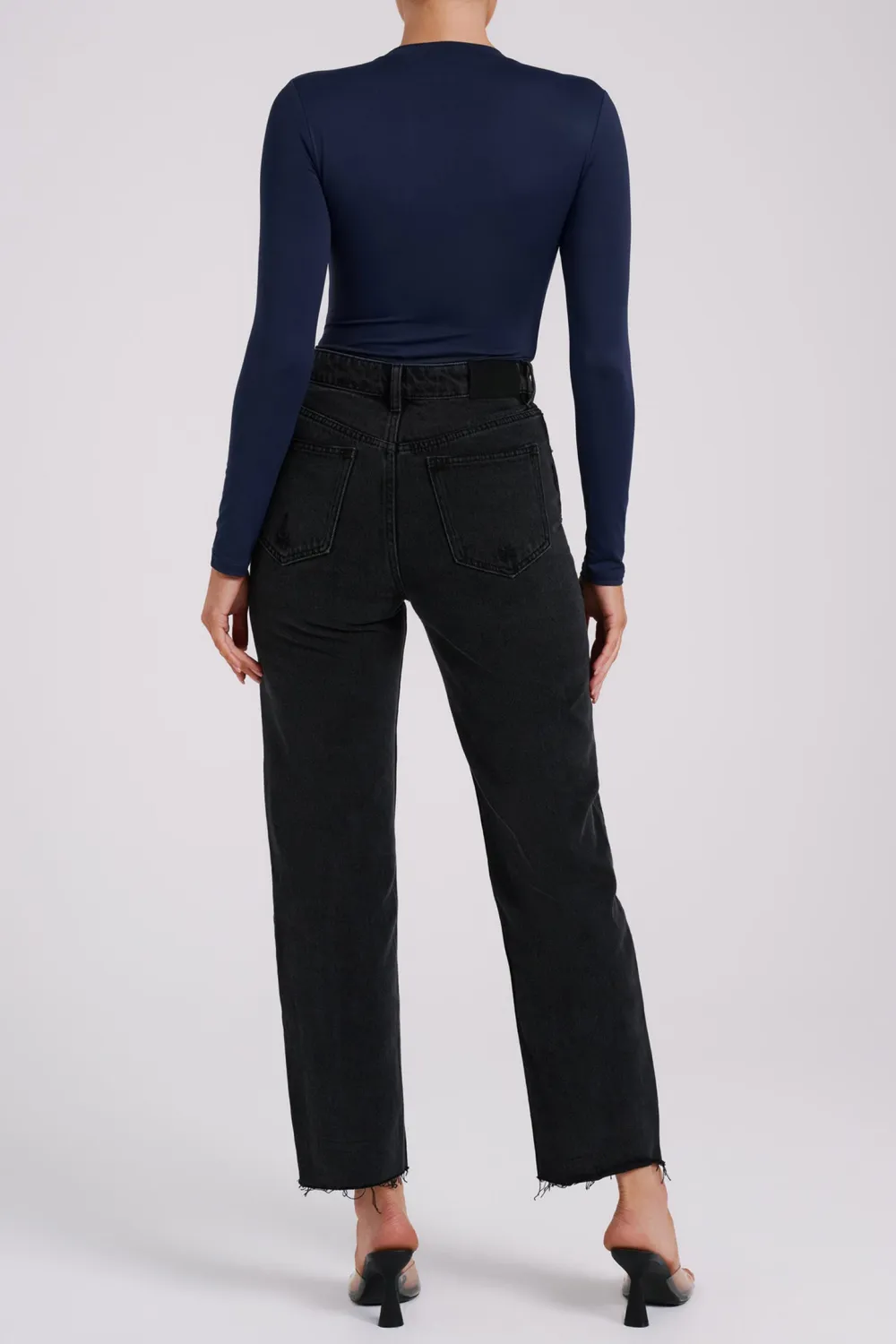 Casual Style Long Sleeve Crew Neck Bodysuit