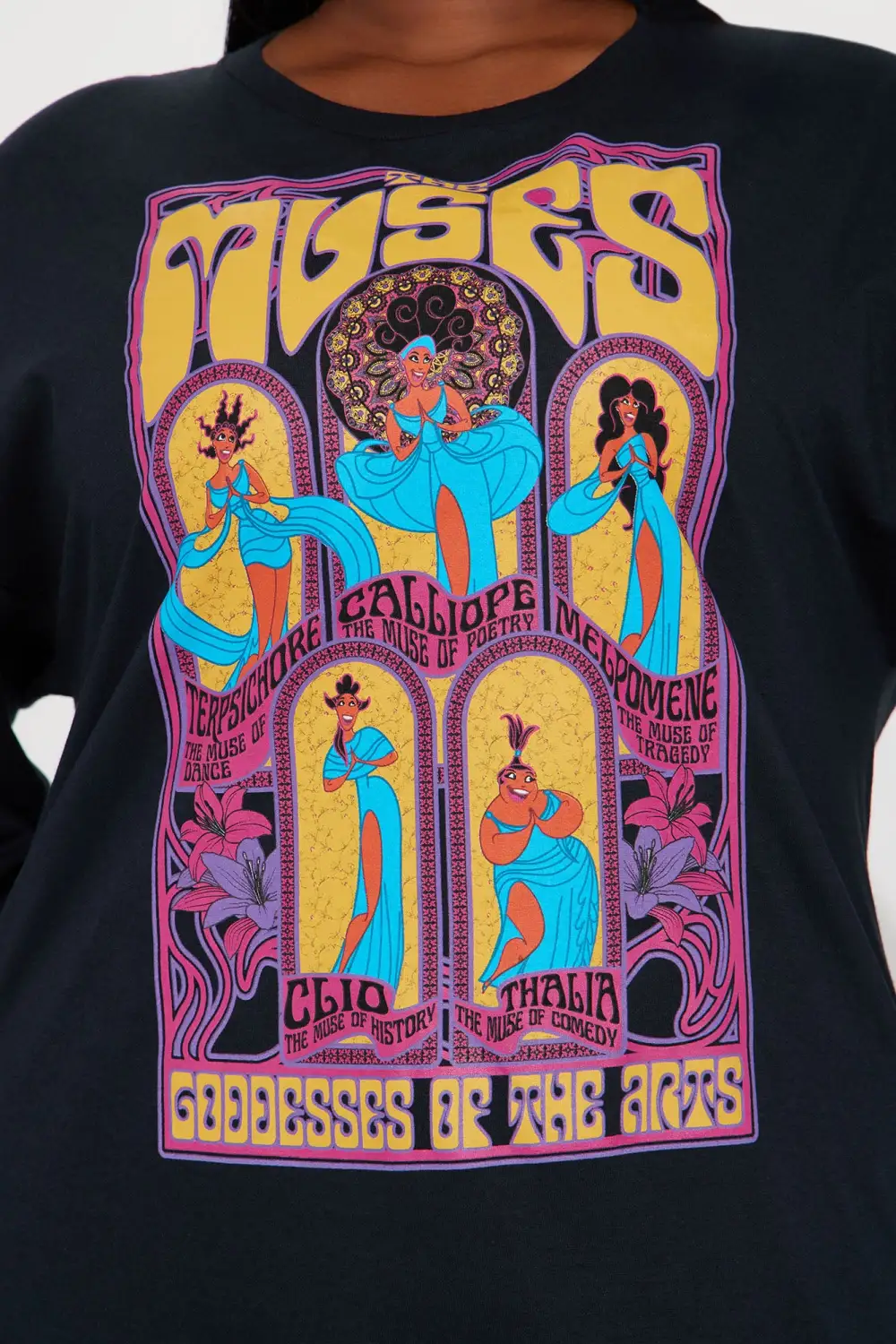 The Muses Crew Neck Sweatshirt - Black