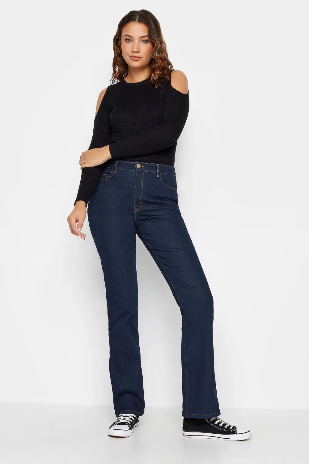 LTS Tall Indigo Blue Denim Bootcut Jeans