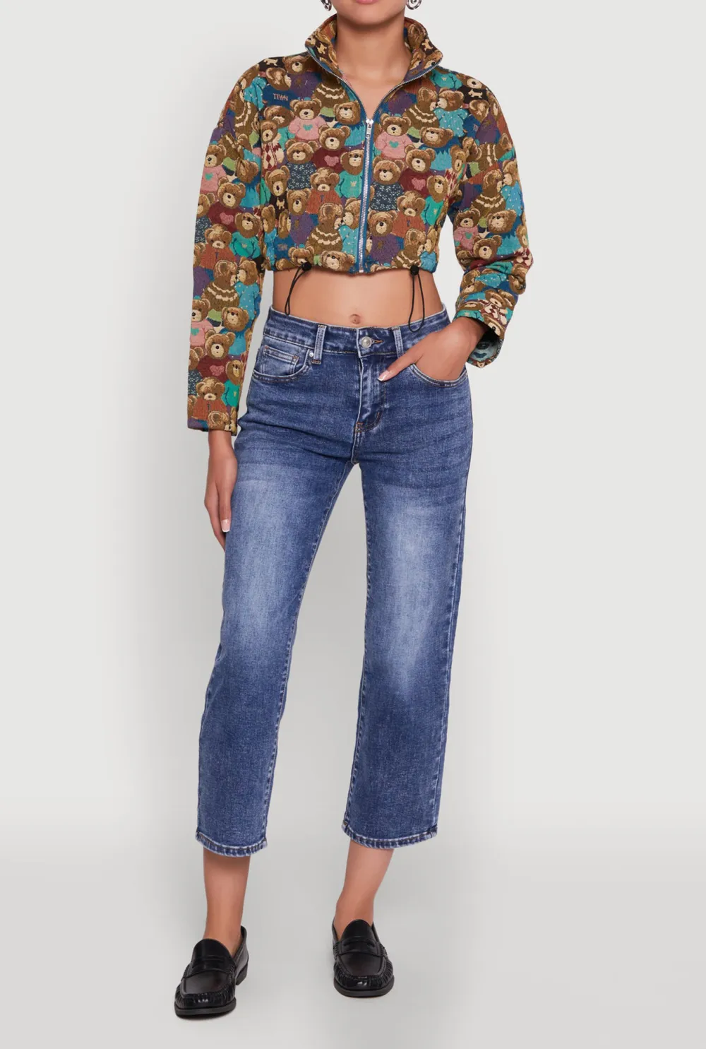 Drawstring Hem Jacket