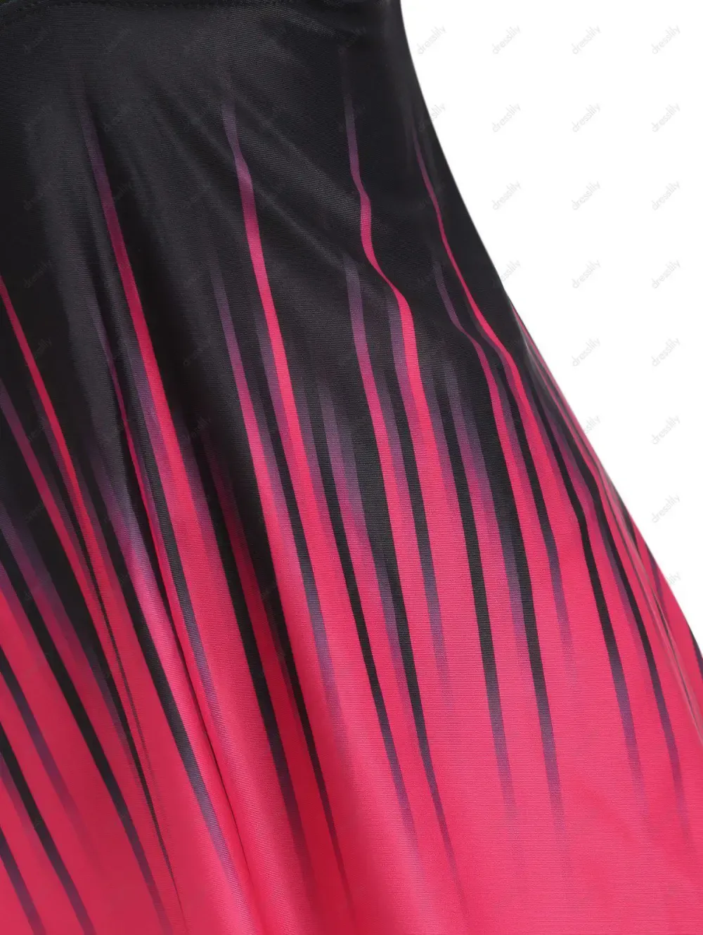 Modest Swimsuit Ombre Plunging Neck Strap Padded Beach Tankini Swimwear