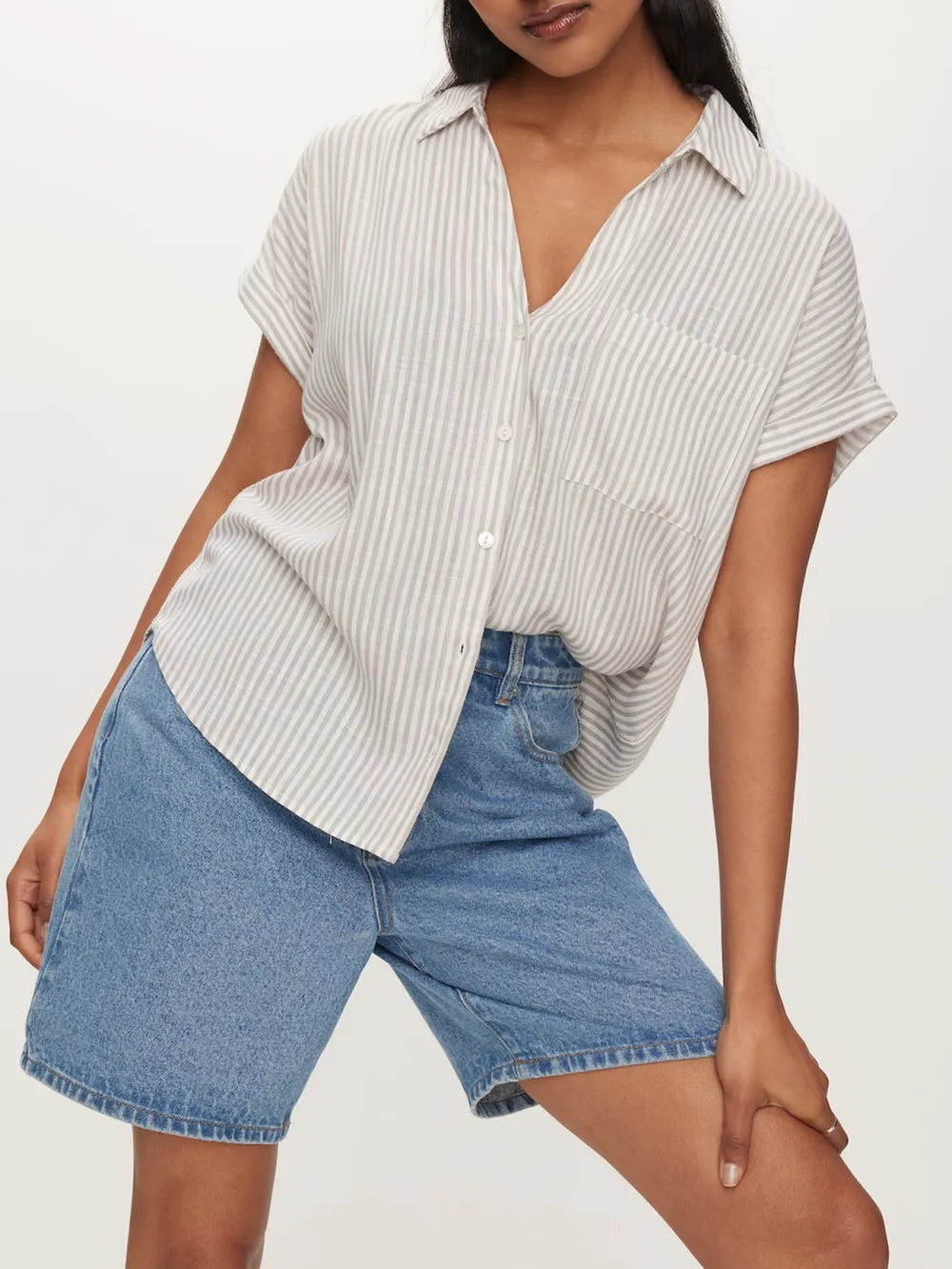 Striped Short Sleeve Shirt