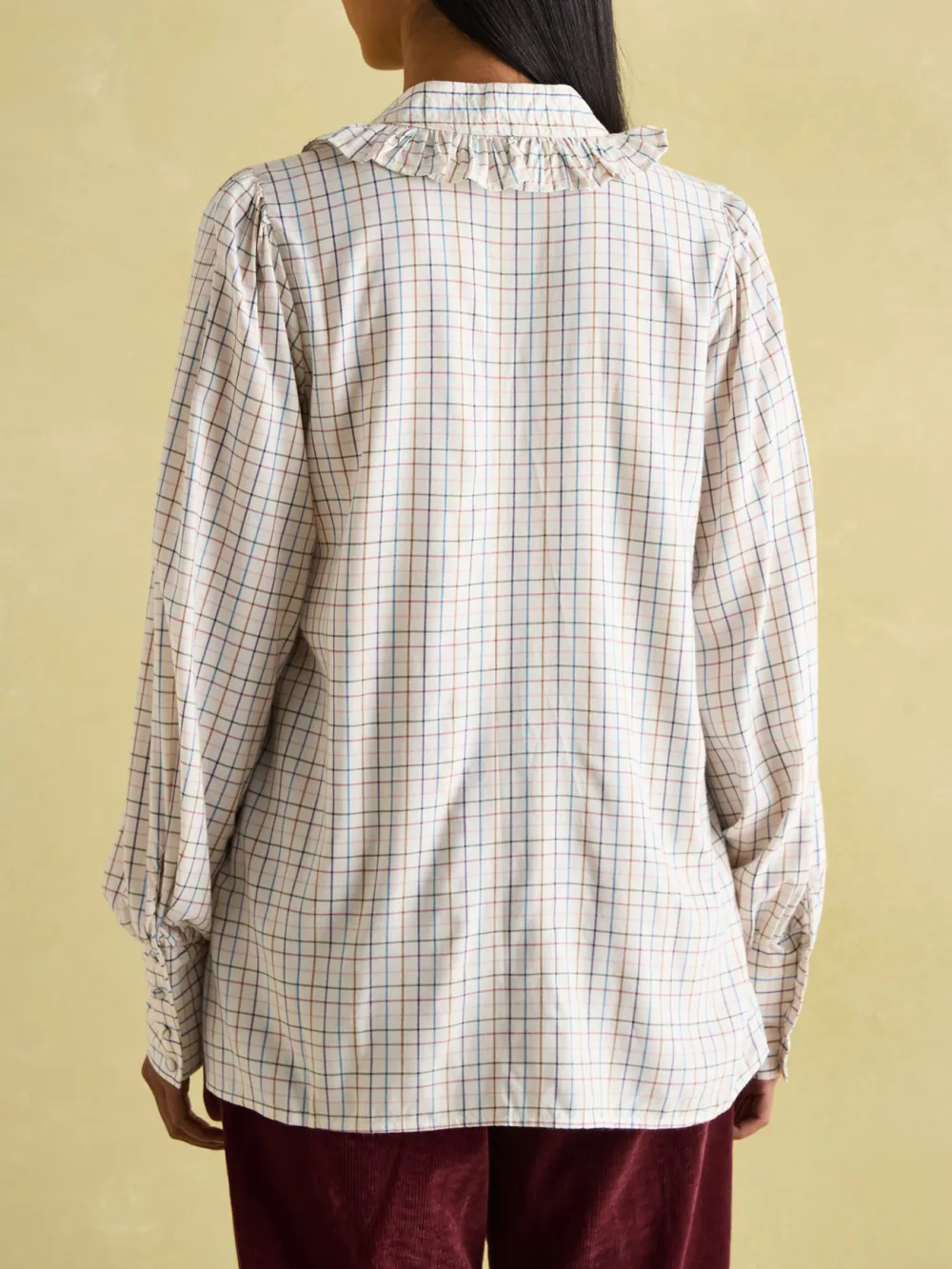 White Pleated Tuxedo-Style Shirt