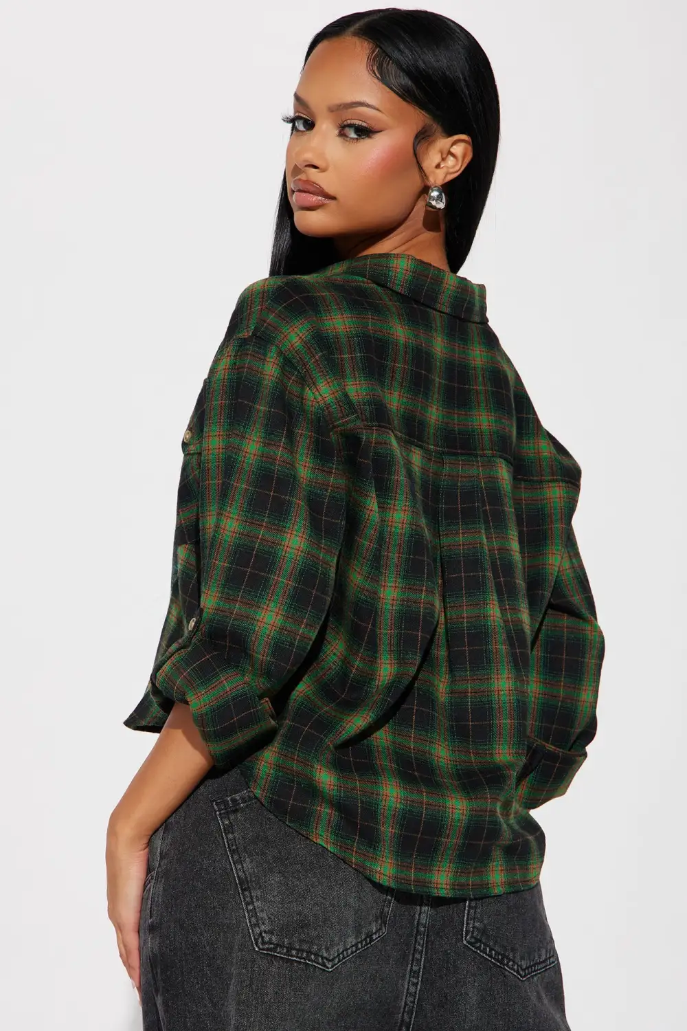 Elliot Plaid Shirt - Green/combo