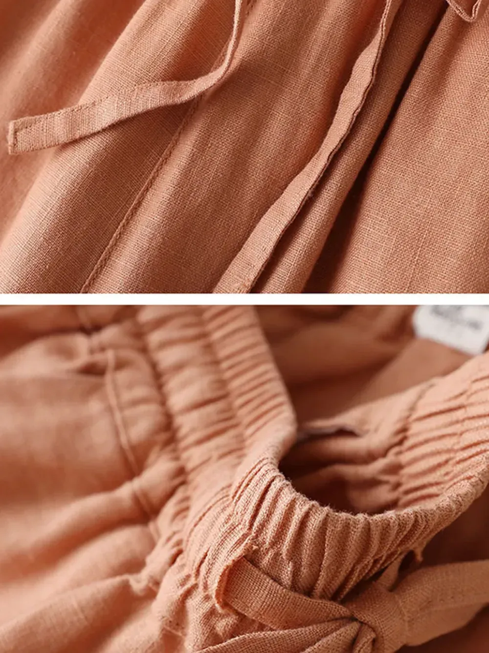 Women's Loose Cotton And Linen Casual Leggings