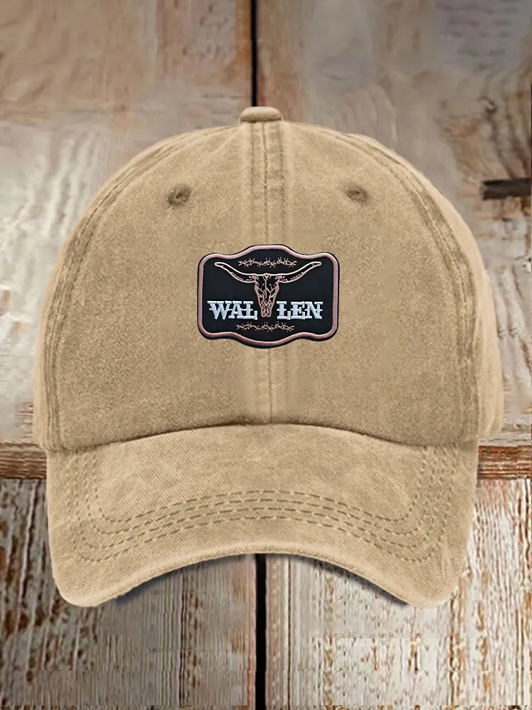 Wallen Patterned Printed Baseball Caps