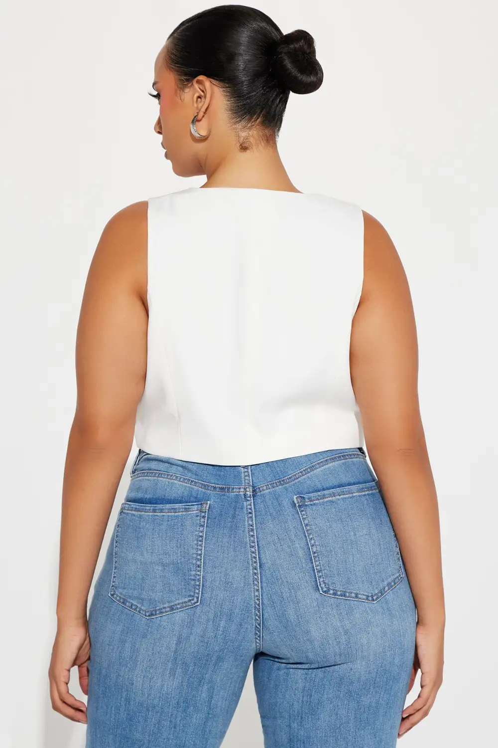 Fancy Feels Vest Top - White