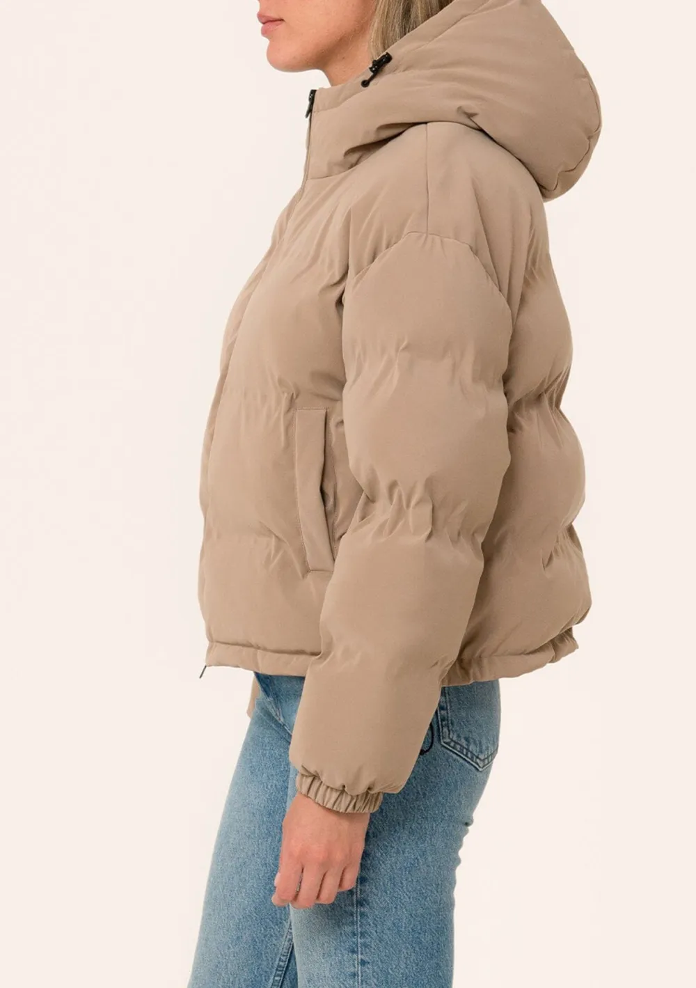 Zip Up Hooded Puffer Jacket