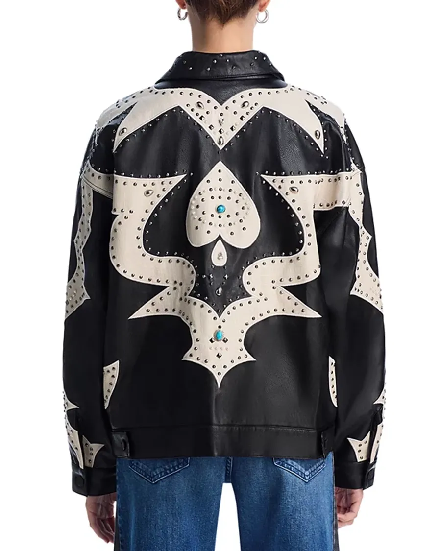 The Zip Faux Croc Jacket