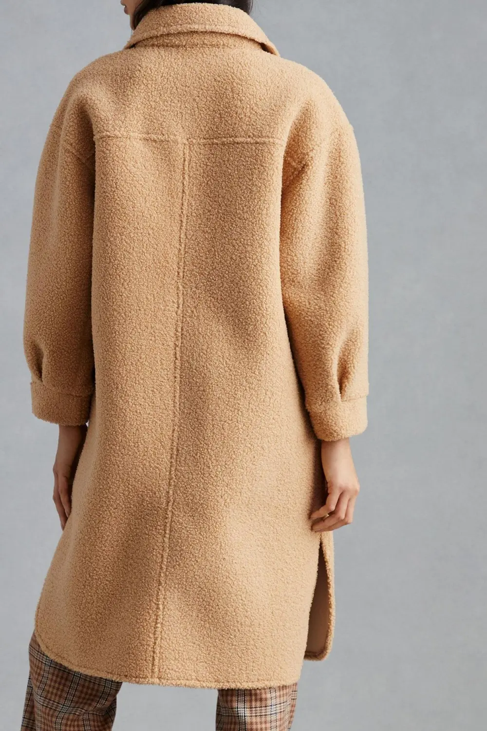 Sherpa Oversized Shirt Jacket