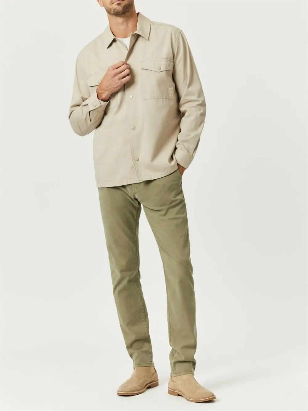Khaki Utility - Style Men's Shirt