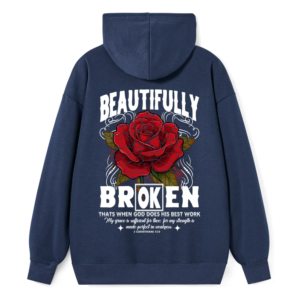 Beautifully Broken Christian Classic Hoodie