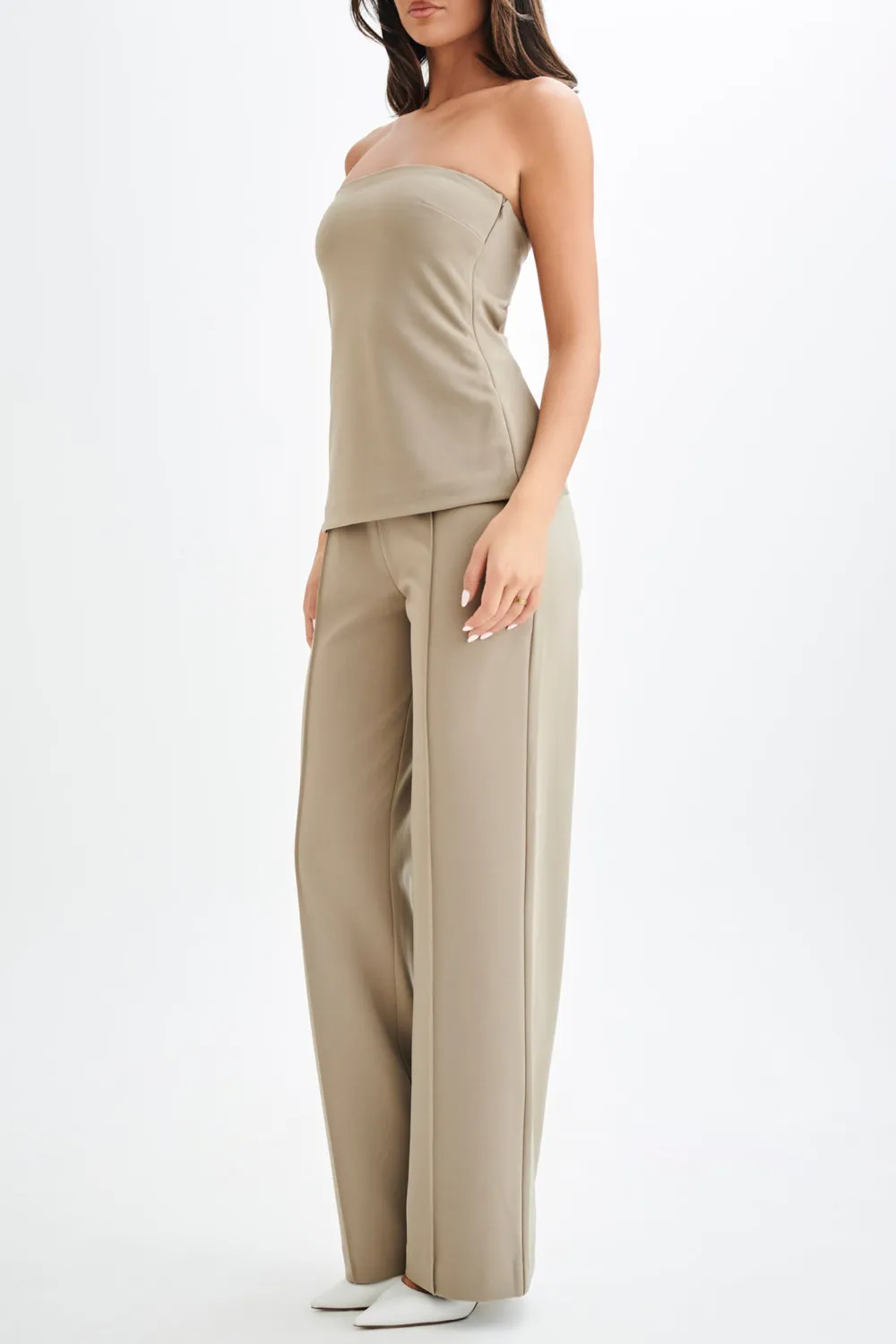 Strapless Cut Out Top