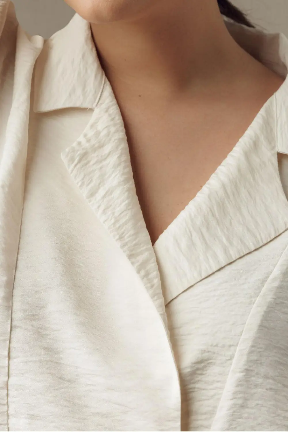 Dylon Short-Sleeve Wide Placket Top