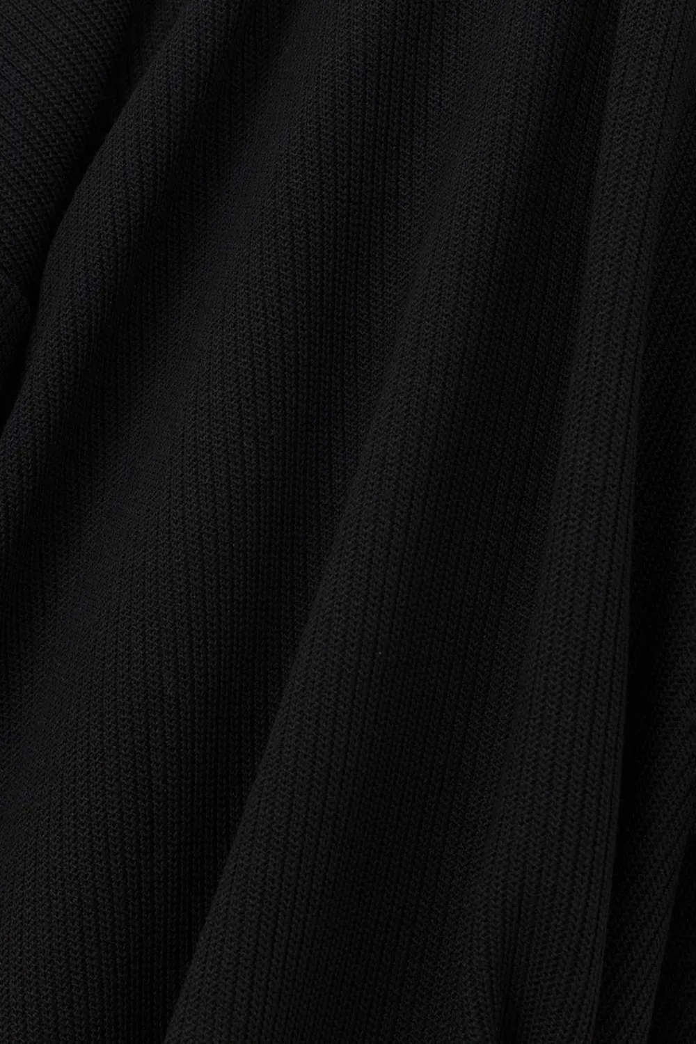 Black Oversized Corduroy Short Jumpsuit