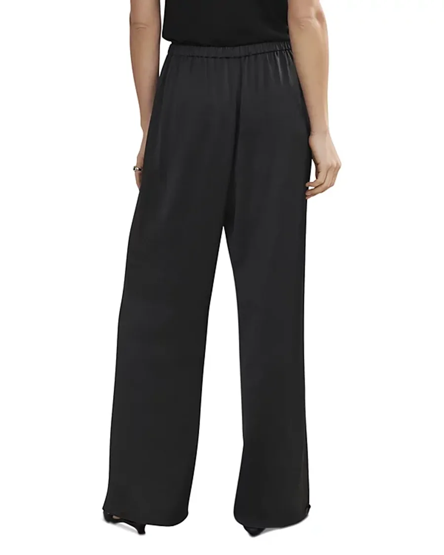 Pull On Style Wide Leg Pants
