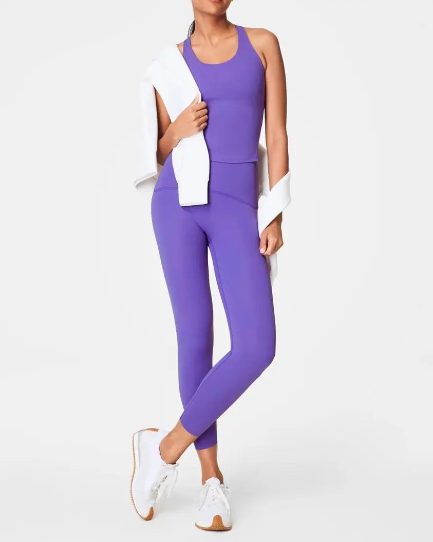 Contour Crossback Shelf Tank - Vibrant Lilac