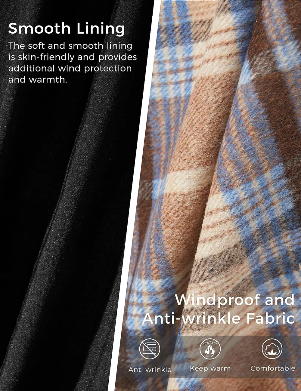 Women's Double Breasted Pea Coat Winter Mid-Long Trench Coat with Belt