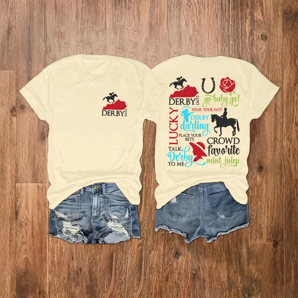 Derby - Themed Horse - Related T-Shirt