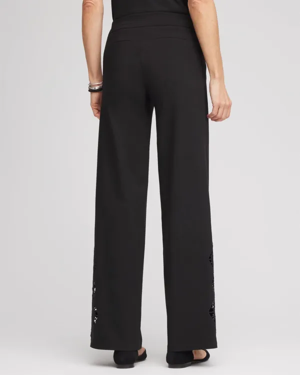 Cut Out Wide Leg Pants