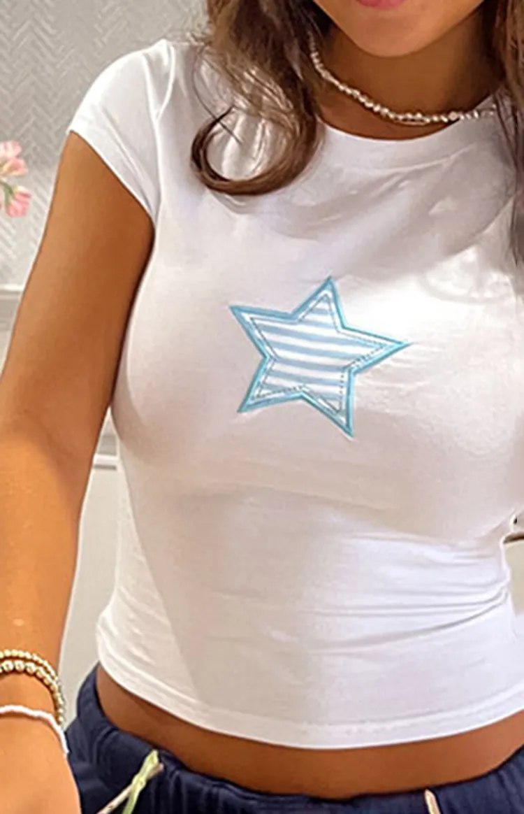 White Star Baby Tee