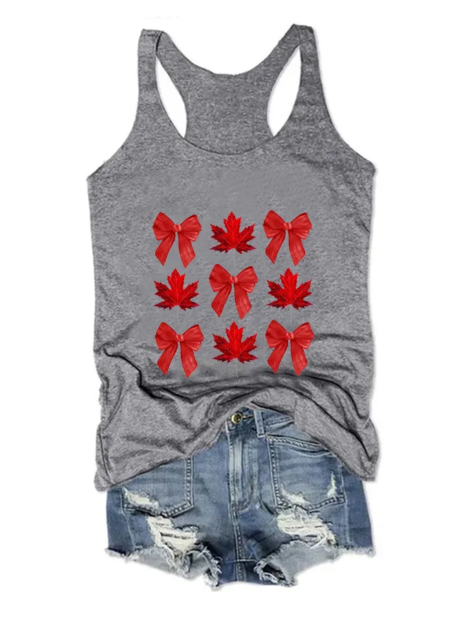 Women's I Love Canada Crew Neck Vest