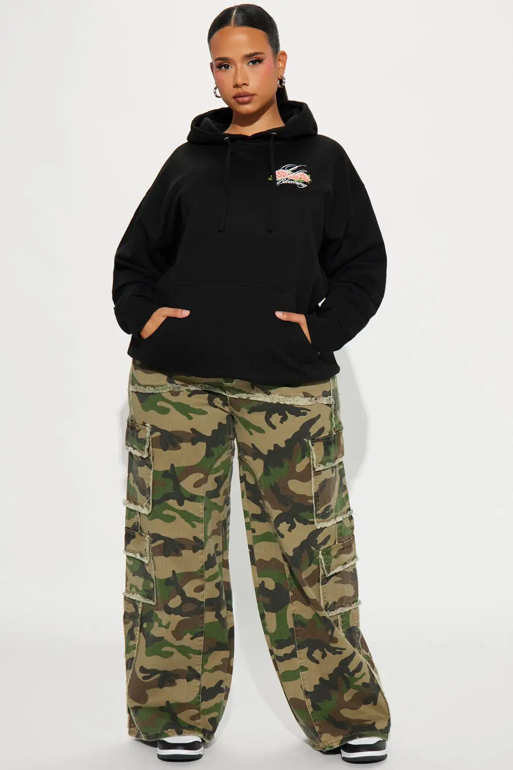 Palm Tree Dreams Los Angeles Hoodie - Black