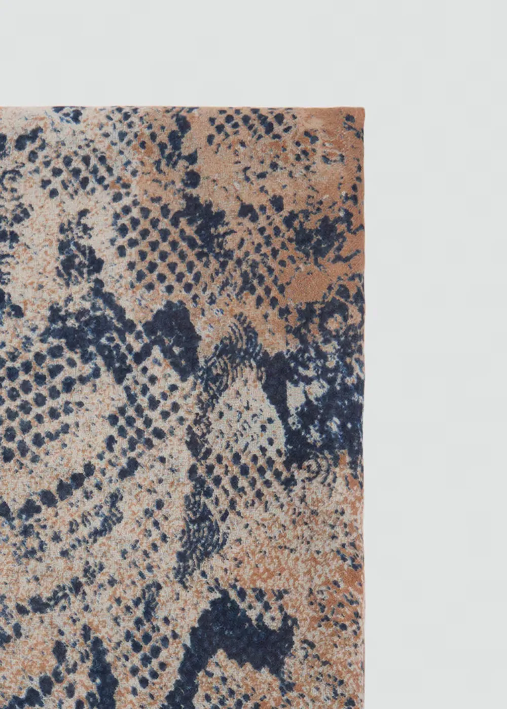 Blue Casual Style Animal Print  Scarf