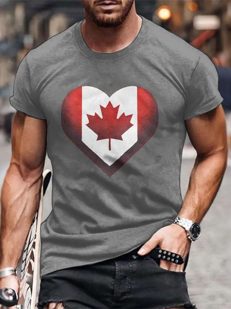 Men'S I Love Canada T-Shirt