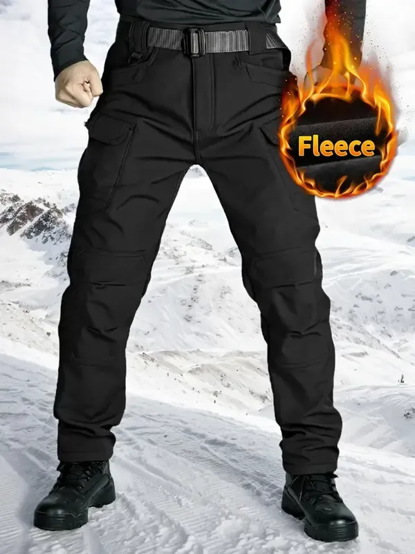 Mens Outdoor Warm Tactical Pants for Men