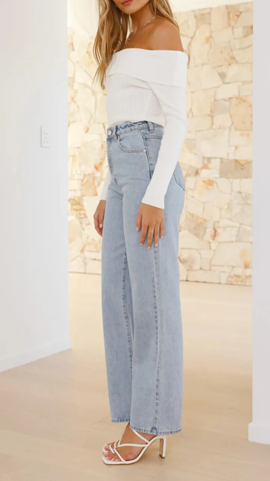 High Baggy Fit Jeans