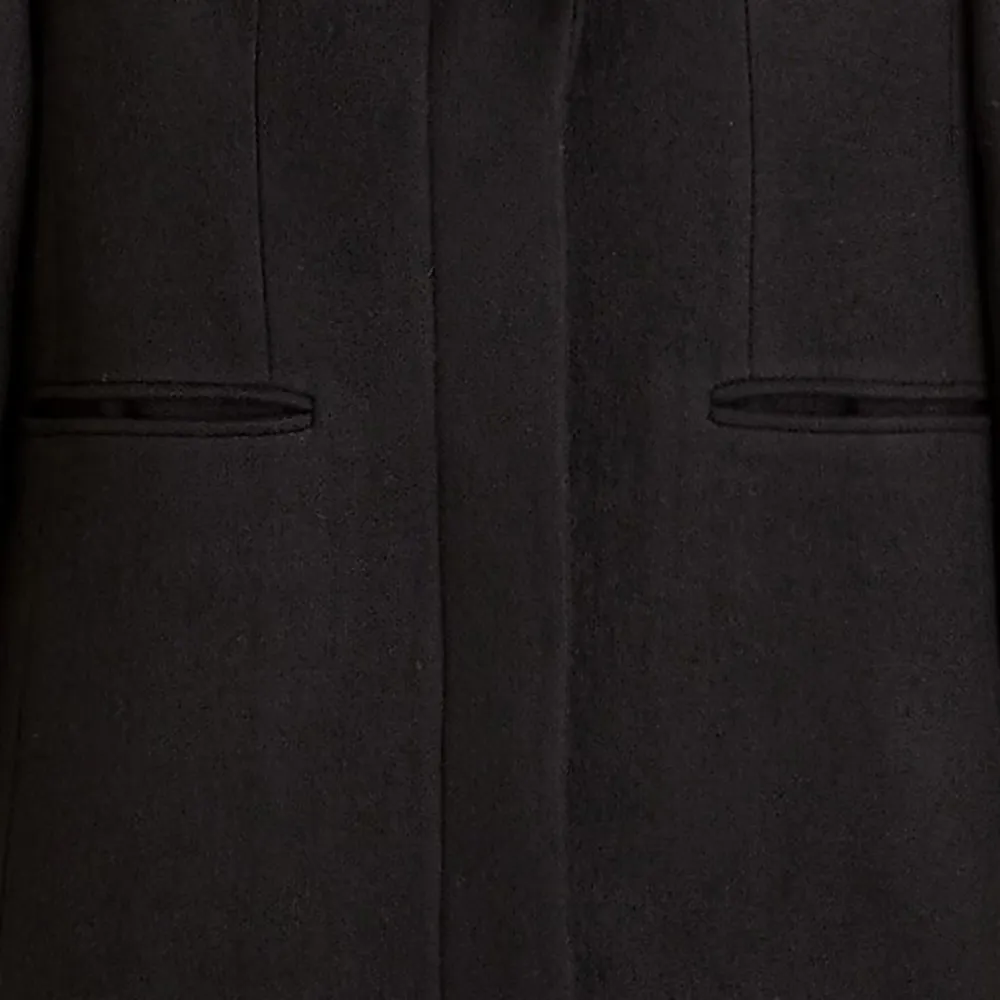 Topcoat Wool-Blend Melton