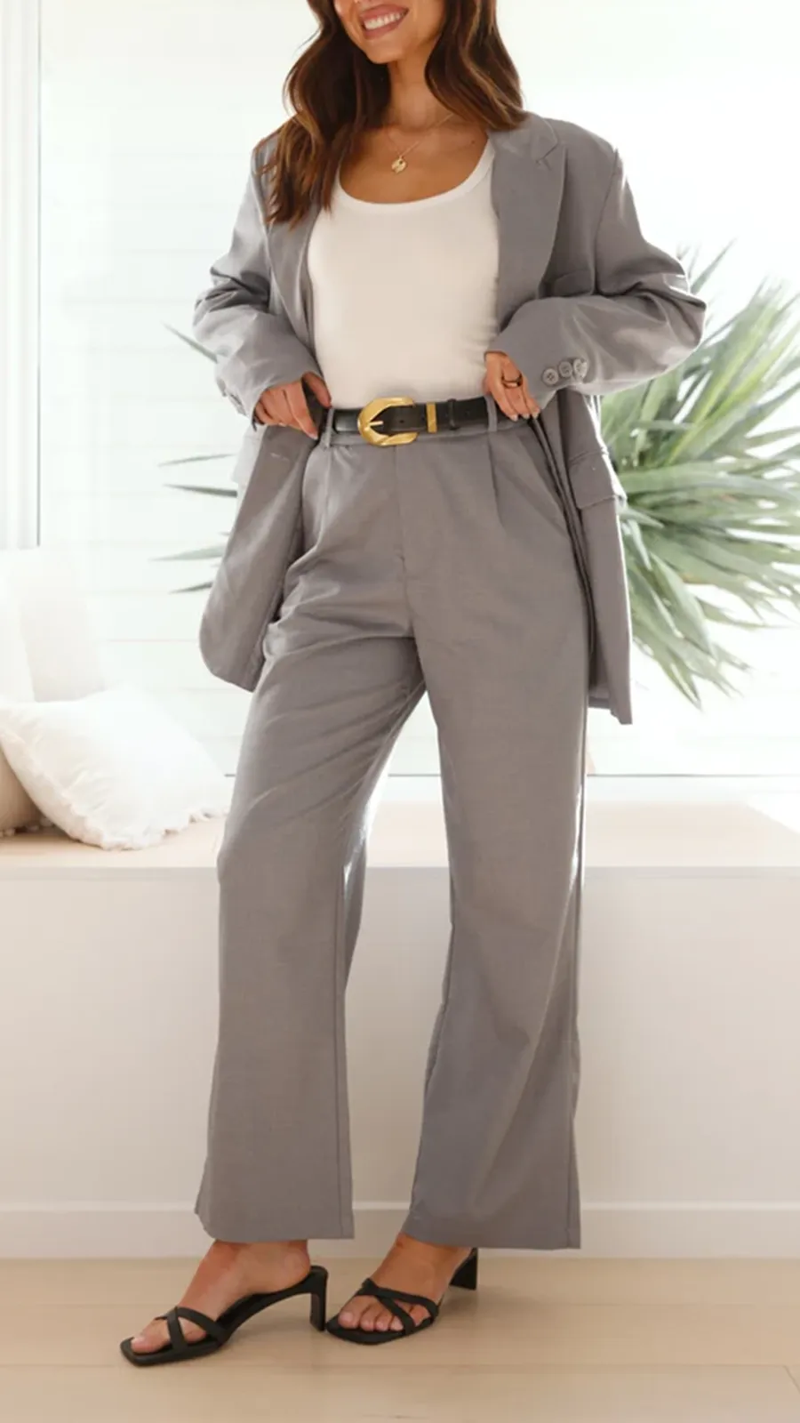 Comfortable Simple Suit Jacket