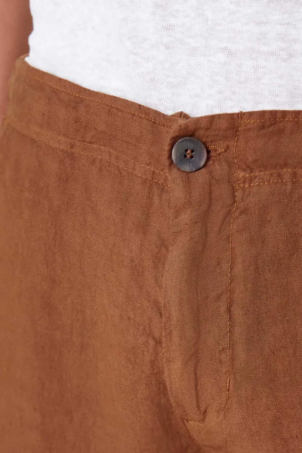 Linen Fabric Material Shorts